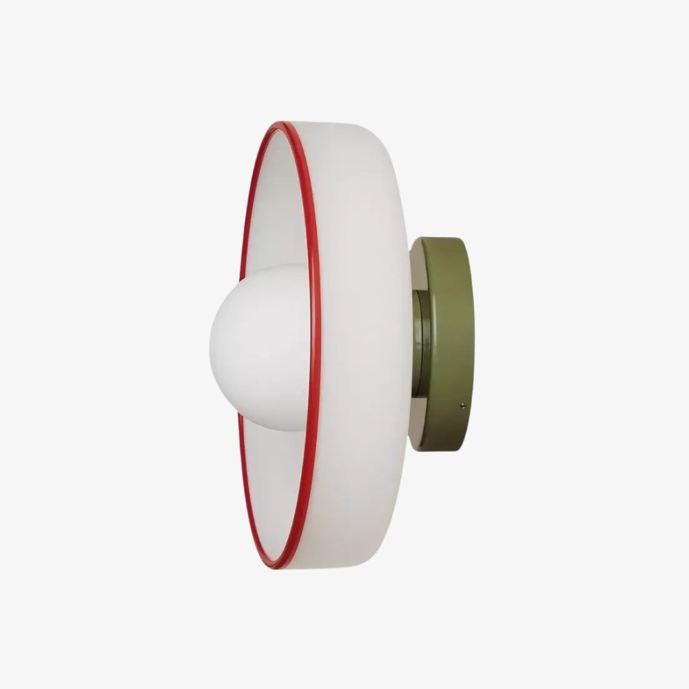Kalo glazen schijf wandlamp - Moderne wand en plafondlamp voor hal en slaapkamer HL2259