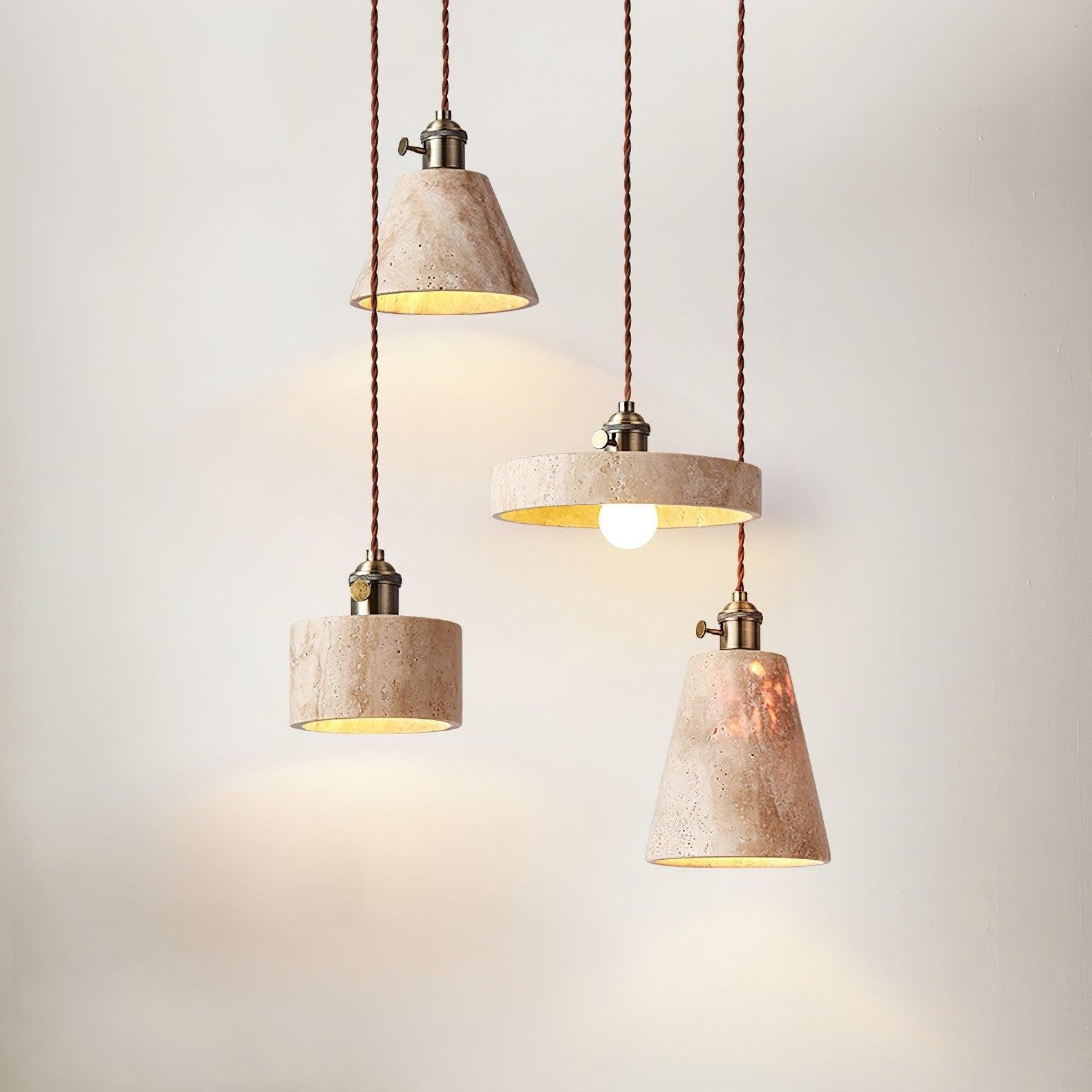 Alagusmo Minimalistische Travertin Hanglamp HL3445