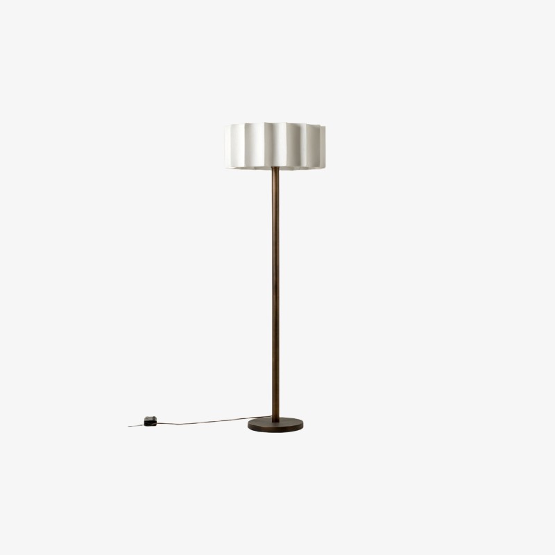 Cavilon Moderne Vloerlamp - Slank Profiel en Zachte Kap Hedendaagse Metalen Verlichting voor Slaapkamer HL1914