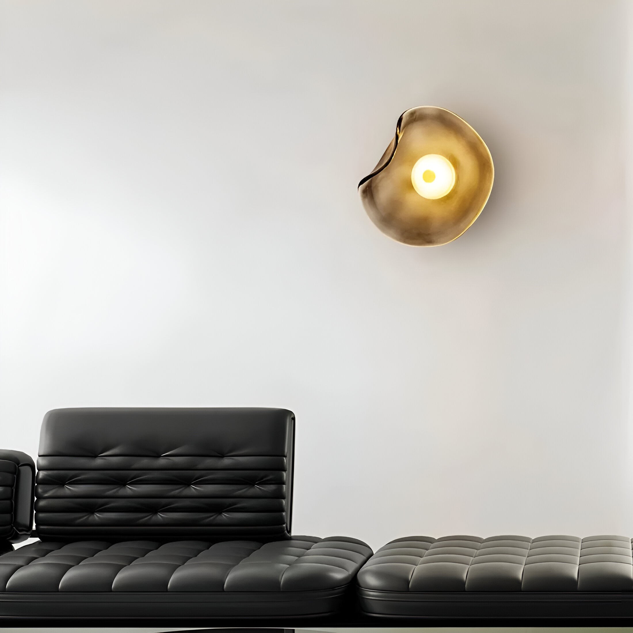 Nordic gebogen glazen Japanse stijl glazen stenen LED wandlamp HL1294