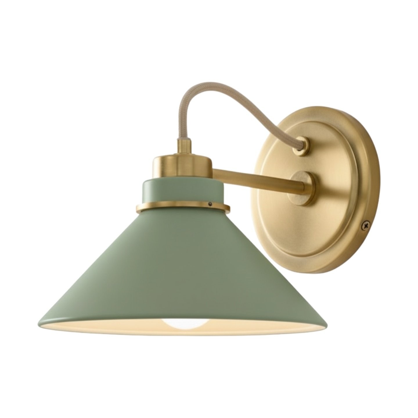 Aurenza Sconce – Landelijke wandlamp met metalen accenten voor gezellige ruimtes HL1648