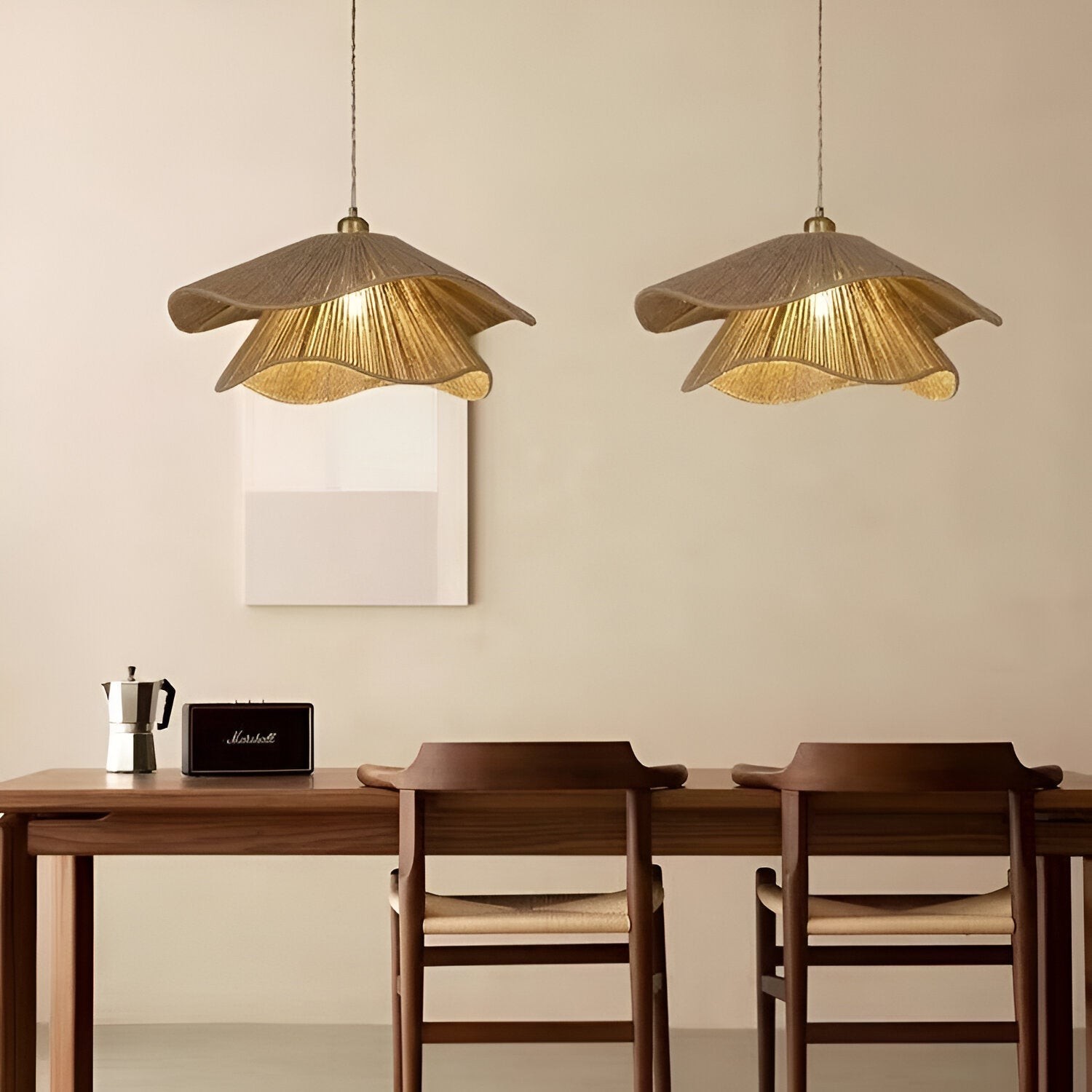 Cape Points Boho hanglamp van natuurlijke jutevezels HL3391