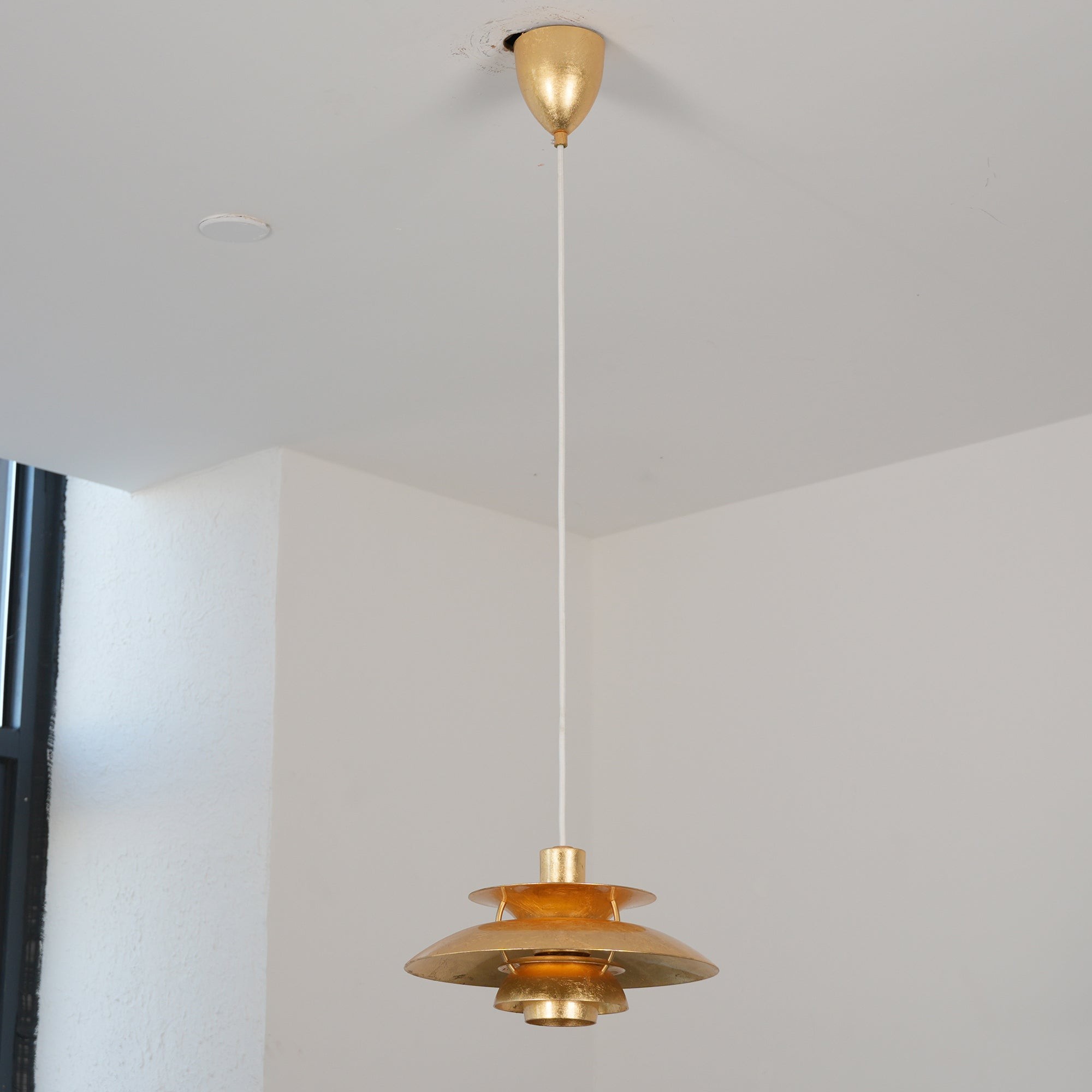 Hanglamp HL3315 met gouden folie