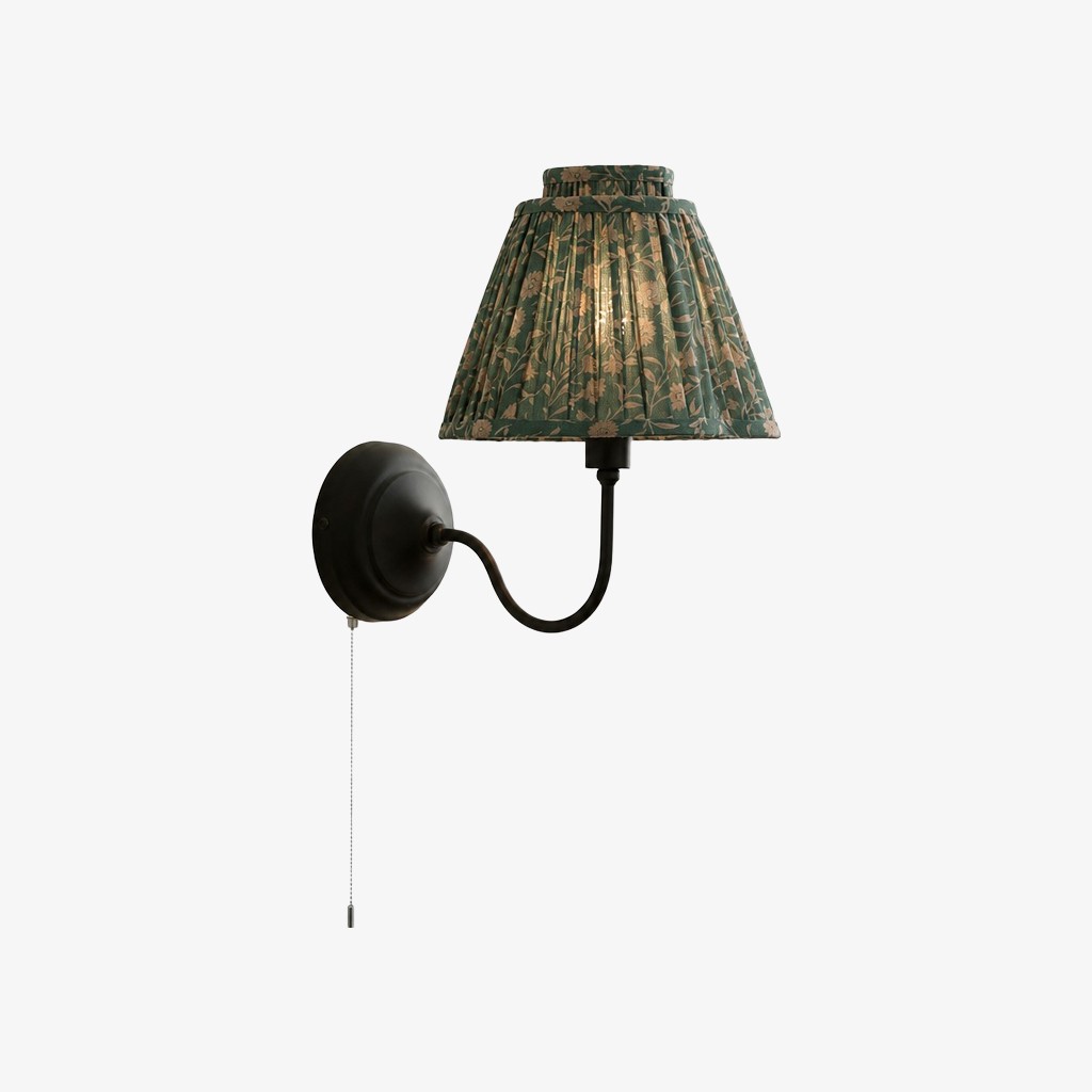 Solmire Moderne Wandlamp - Op maat gemaakte metalen wandlamp van stof voor slaapkamer en hal HL3545