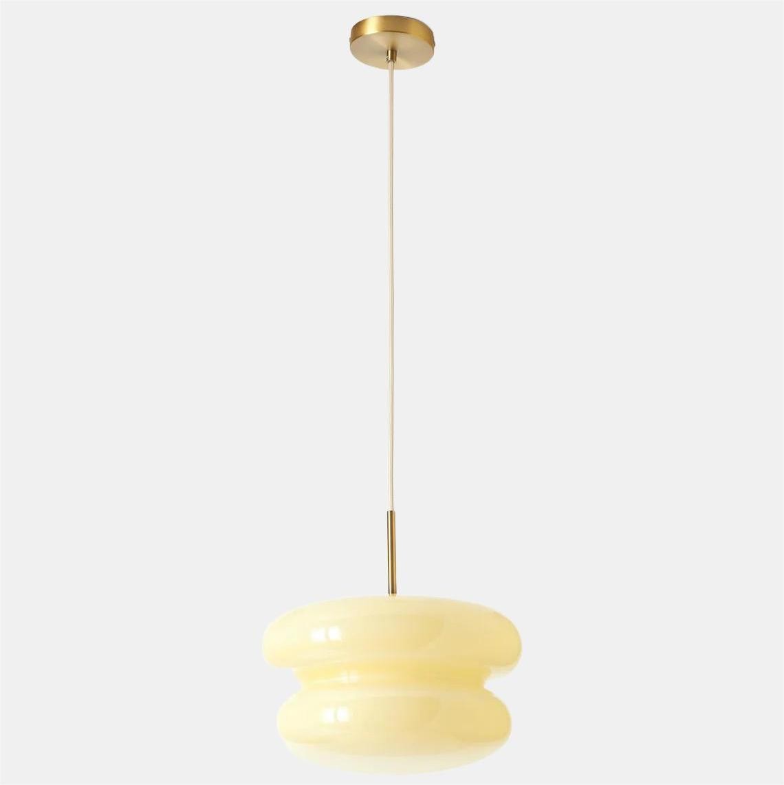 Orra Opaalglazen Hanglamp - Elegante Hanglamp met Dubbele Laag voor de Woonkamer HL1781