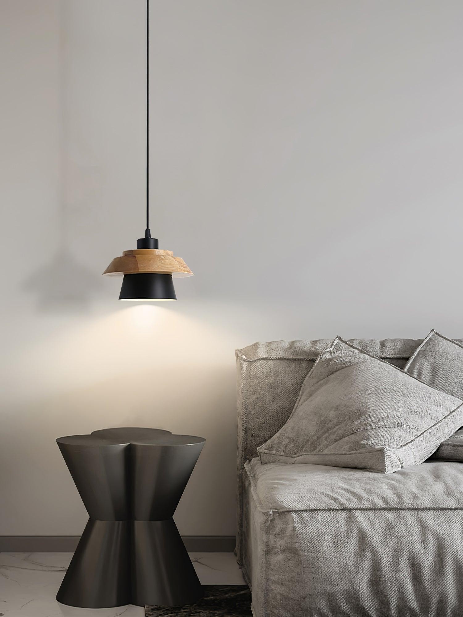 Hanglamp van steenhout HL728