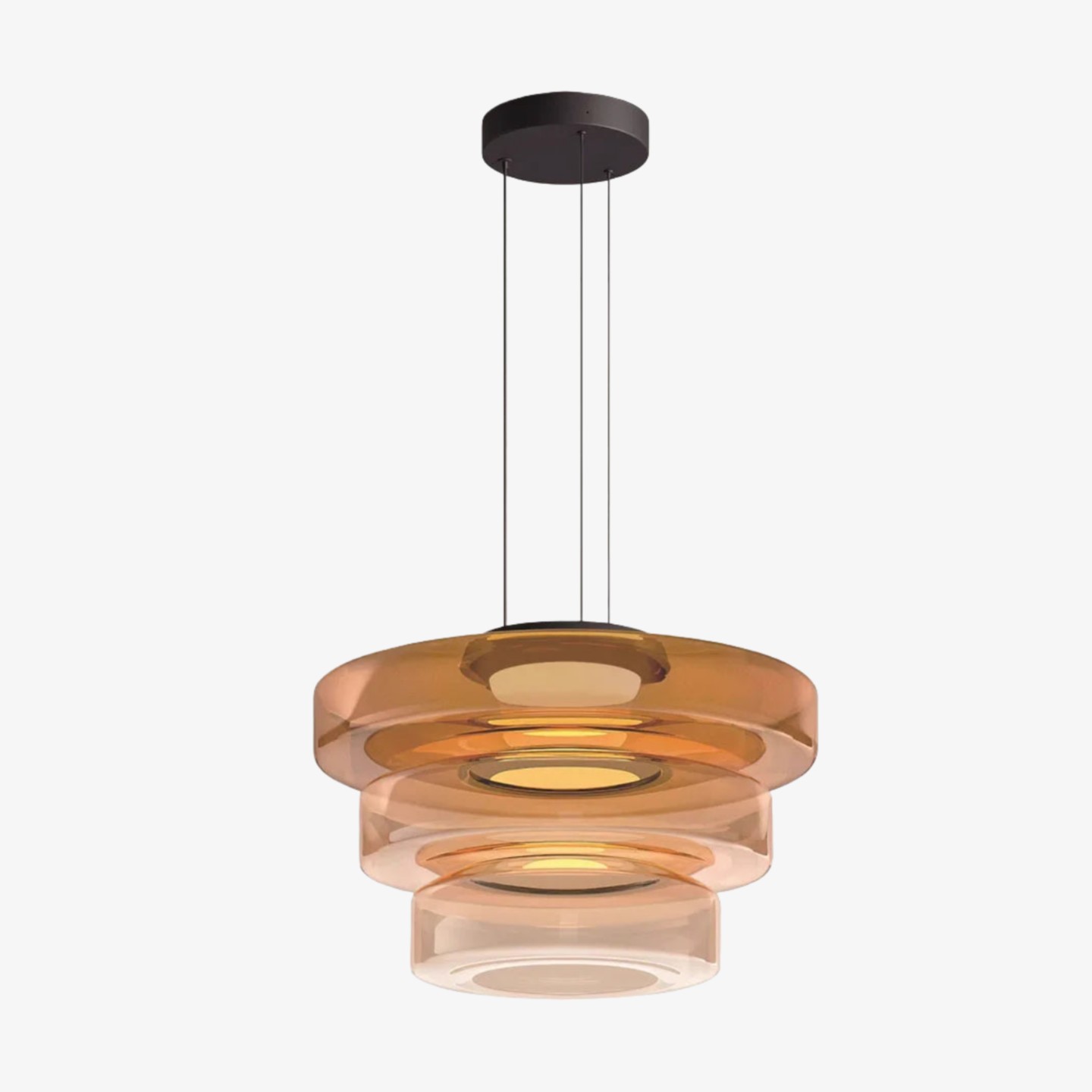 Nora Glazen Schijf Hanglamp - Scandinavische Hanglamp voor Woonkamers en Keukens HL1929