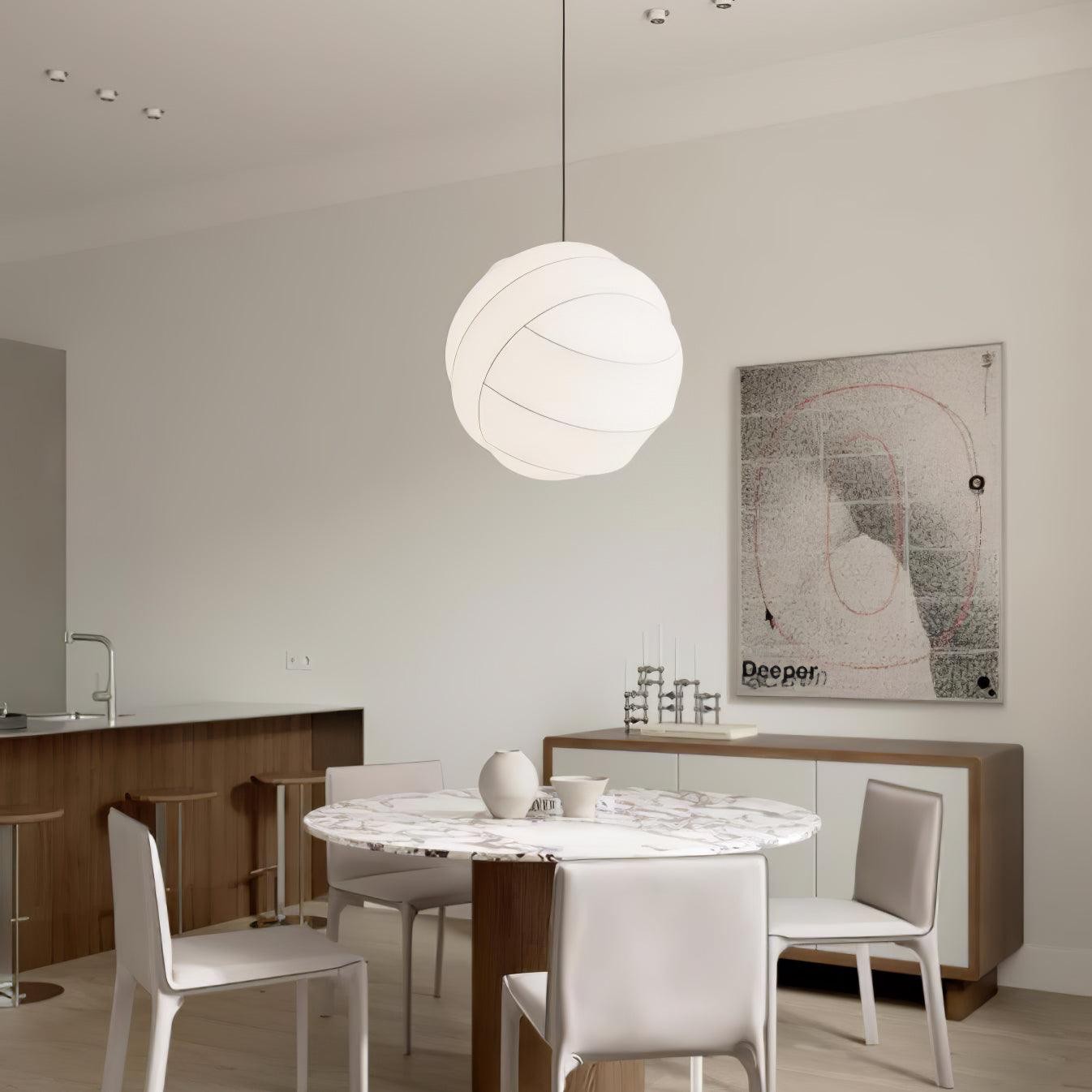 Wabi-Sabi Stijl Fiber Cocoon Hanglamp HL861