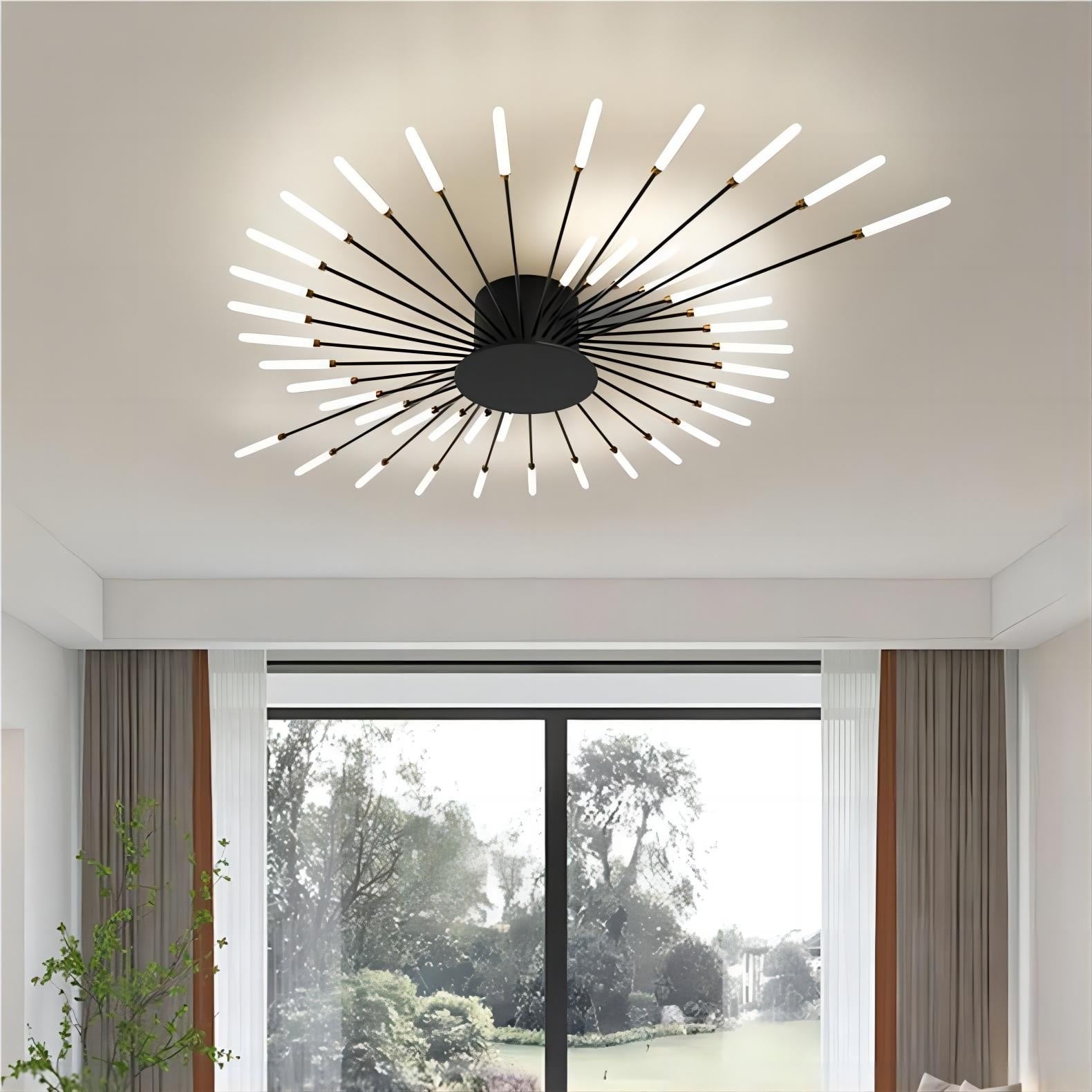 Moderne Spoetnik vuurwerk LED vertakkingsplafondlamp HL108