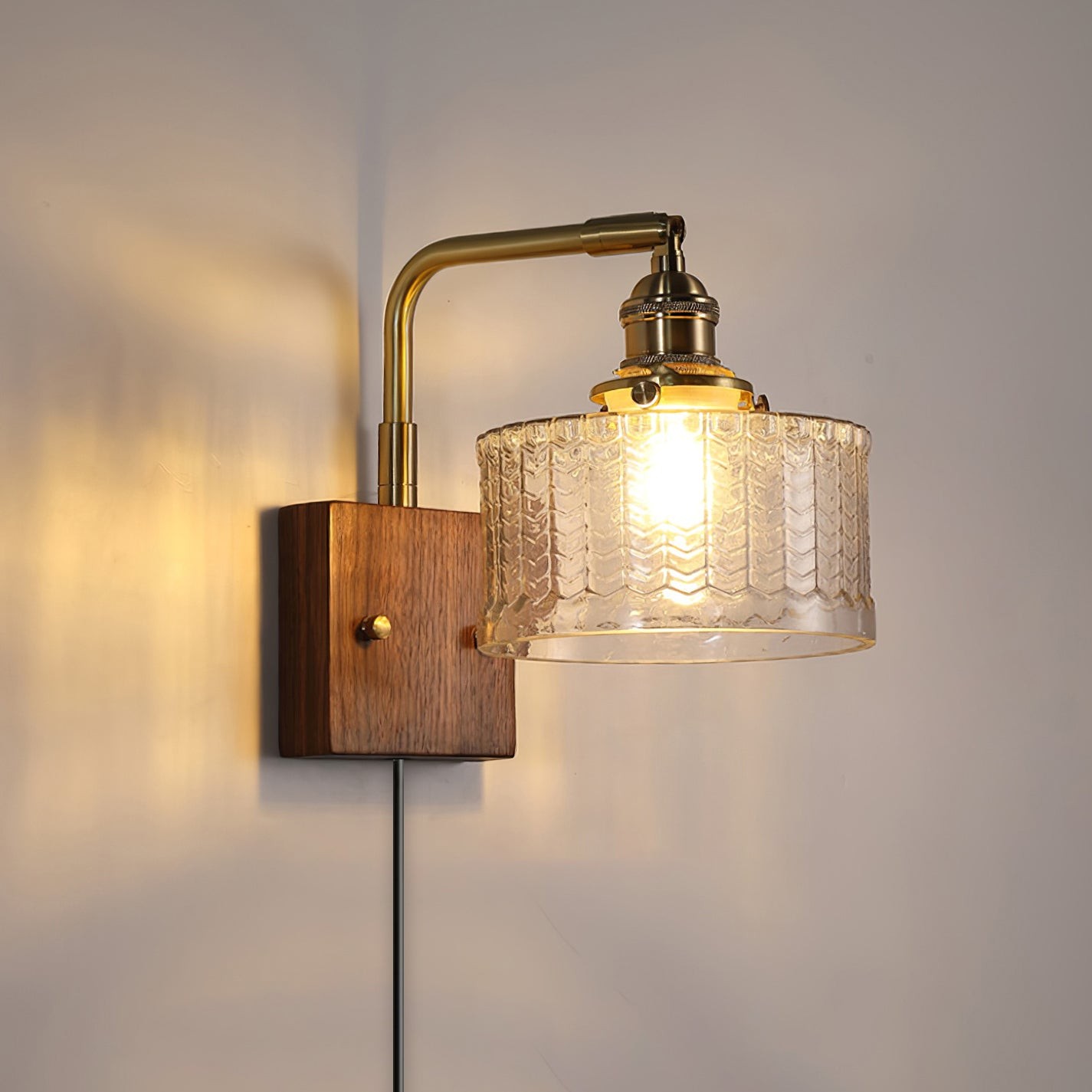 Vintage Plug In Wandlamp voor Slaapkamer HL507