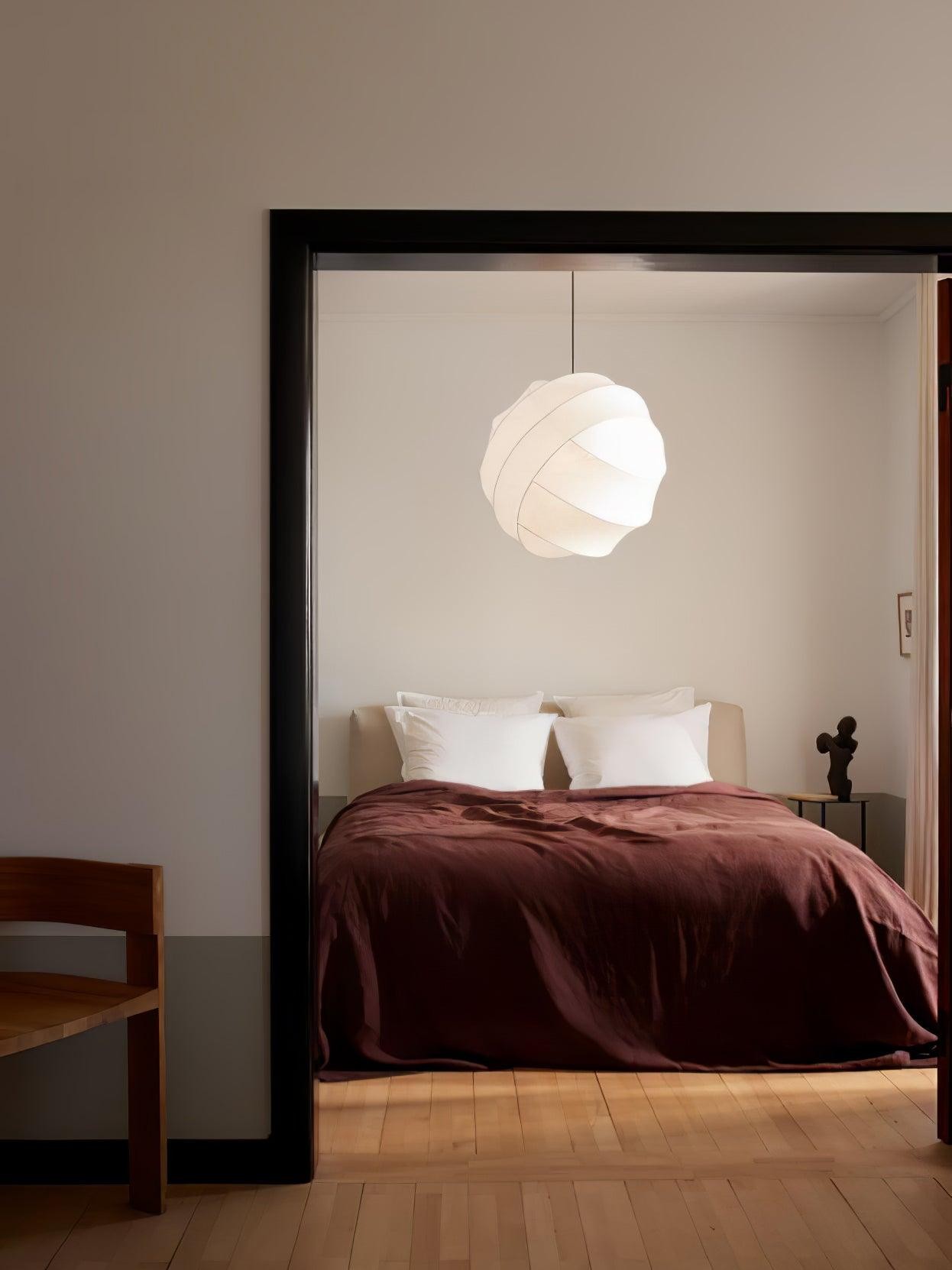 Wabi-Sabi Stijl Fiber Cocoon Hanglamp HL861