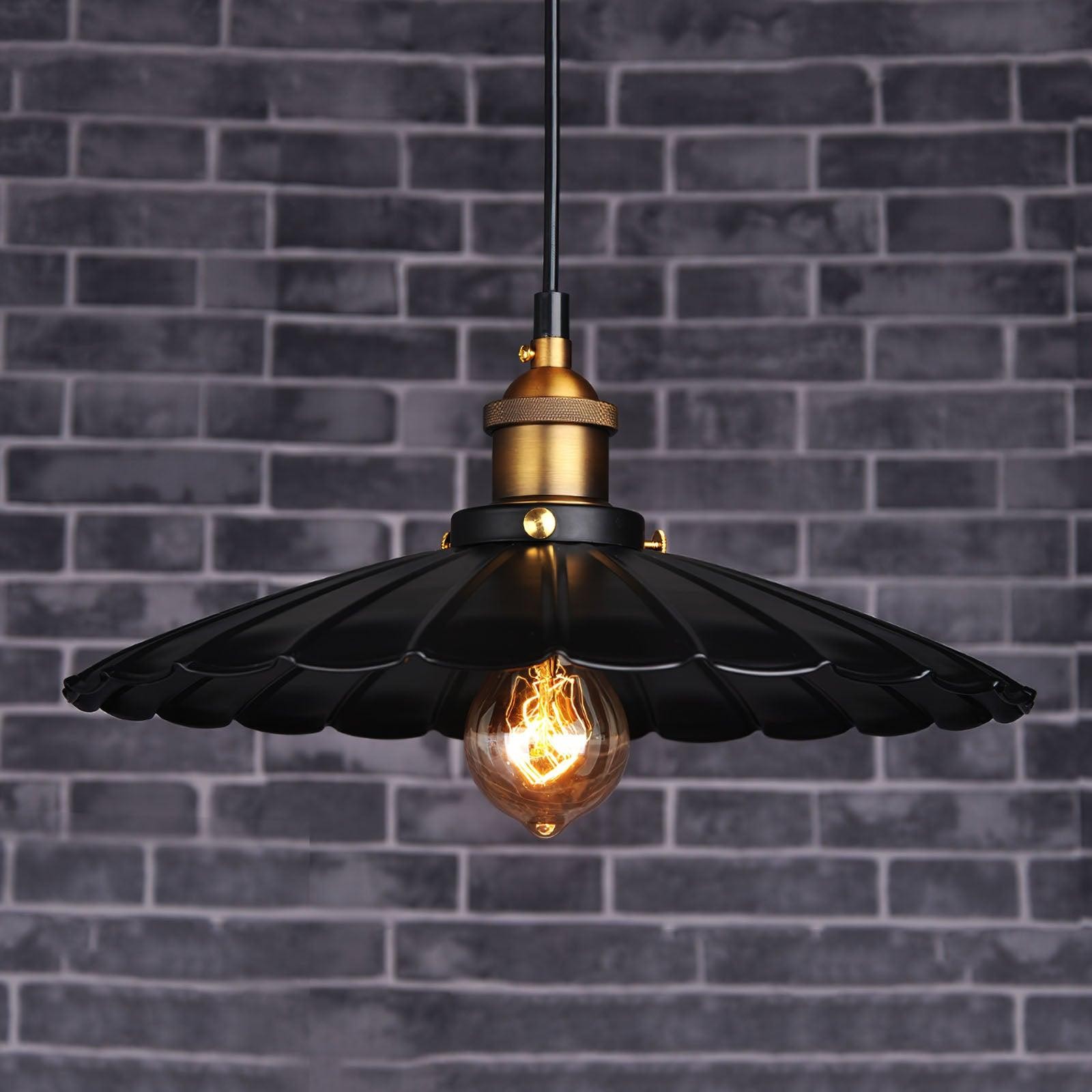 Hanglamp met zwarte rok HL2912