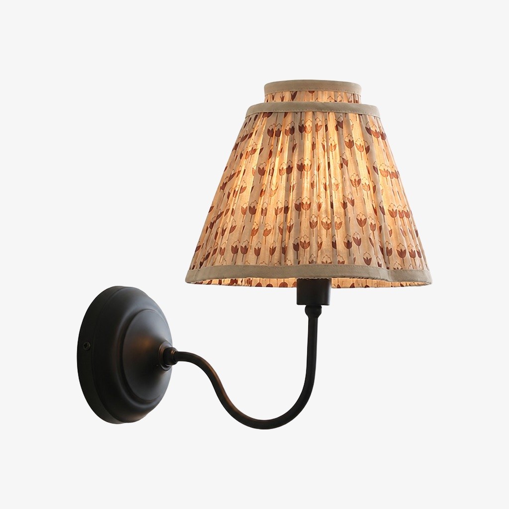 Solmire Moderne Wandlamp - Op maat gemaakte metalen wandlamp van stof voor slaapkamer en hal HL3545