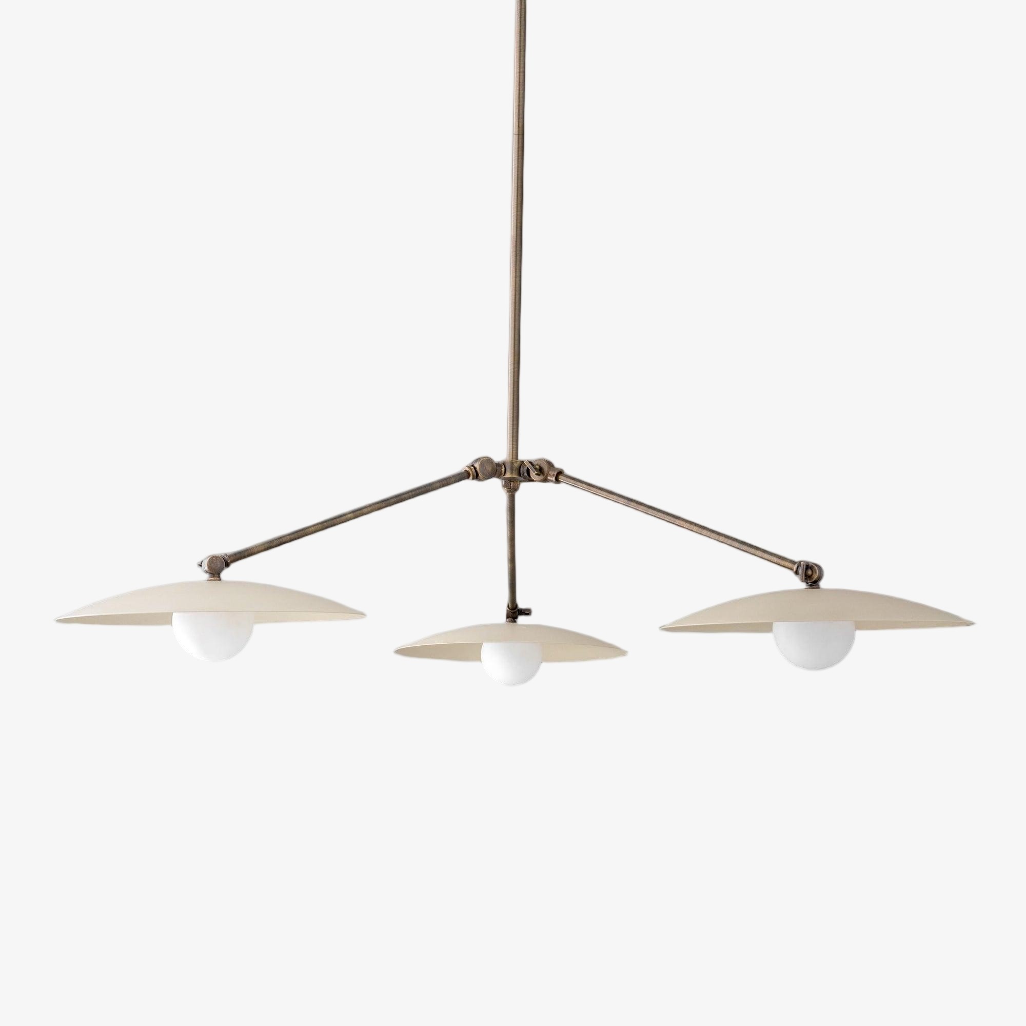 Curva Metalen Antieke Messing Kroonluchter - Moderne Industriële Hanglamp HL1763