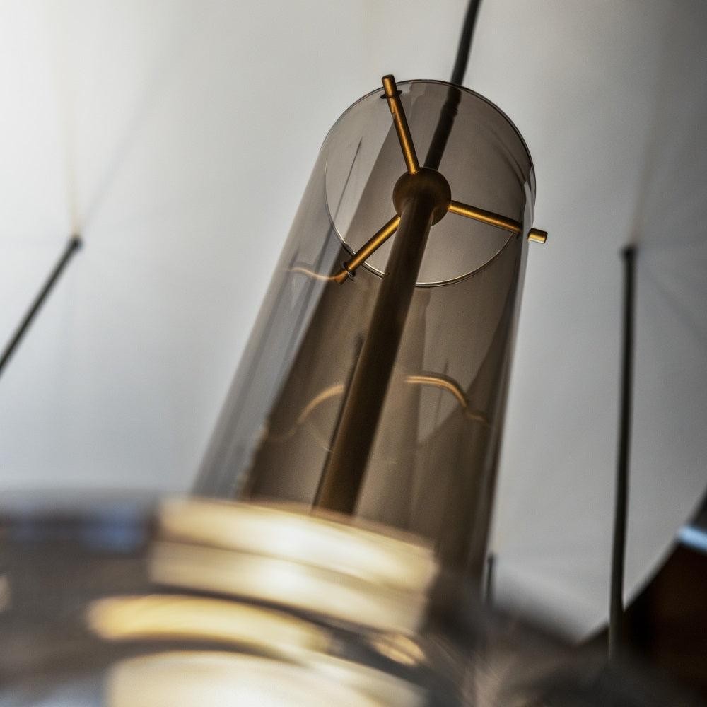 Moderne creatieve glazen buis hanglamp HL827