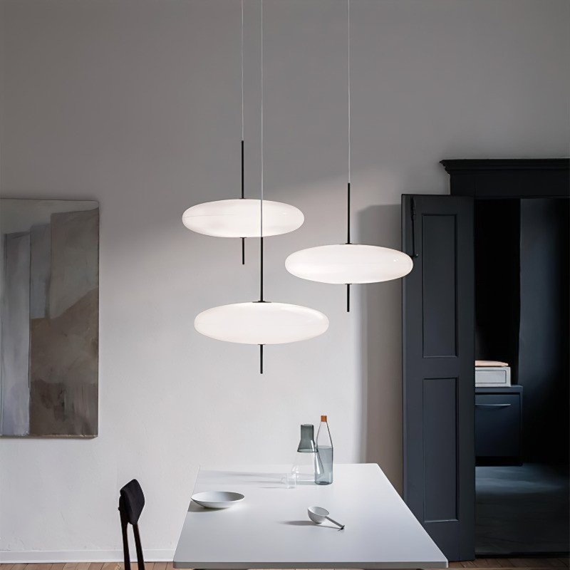Moderne Ovale Schijf Vliegende Schotel Hanglamp
