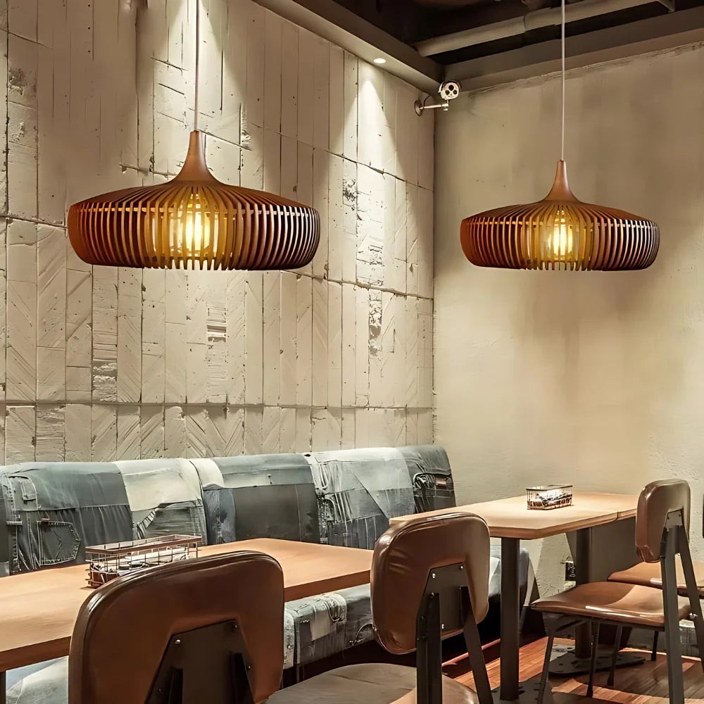 De houten betovering van Kyoto Japandi hanglamp HL1285