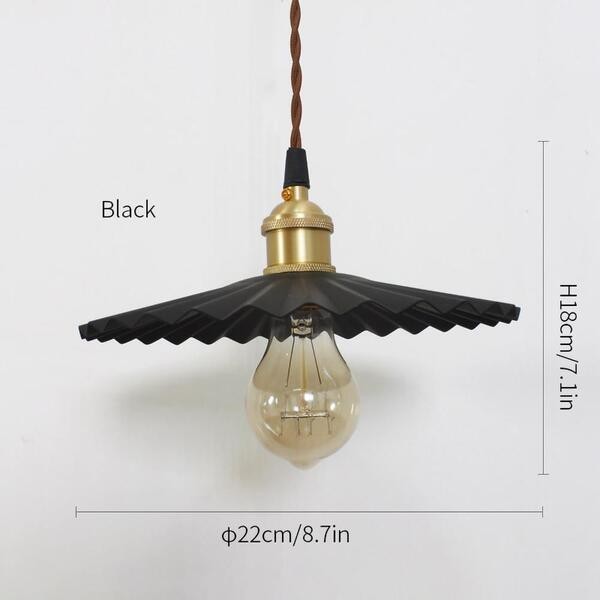 Koperen paraplu hanglamp