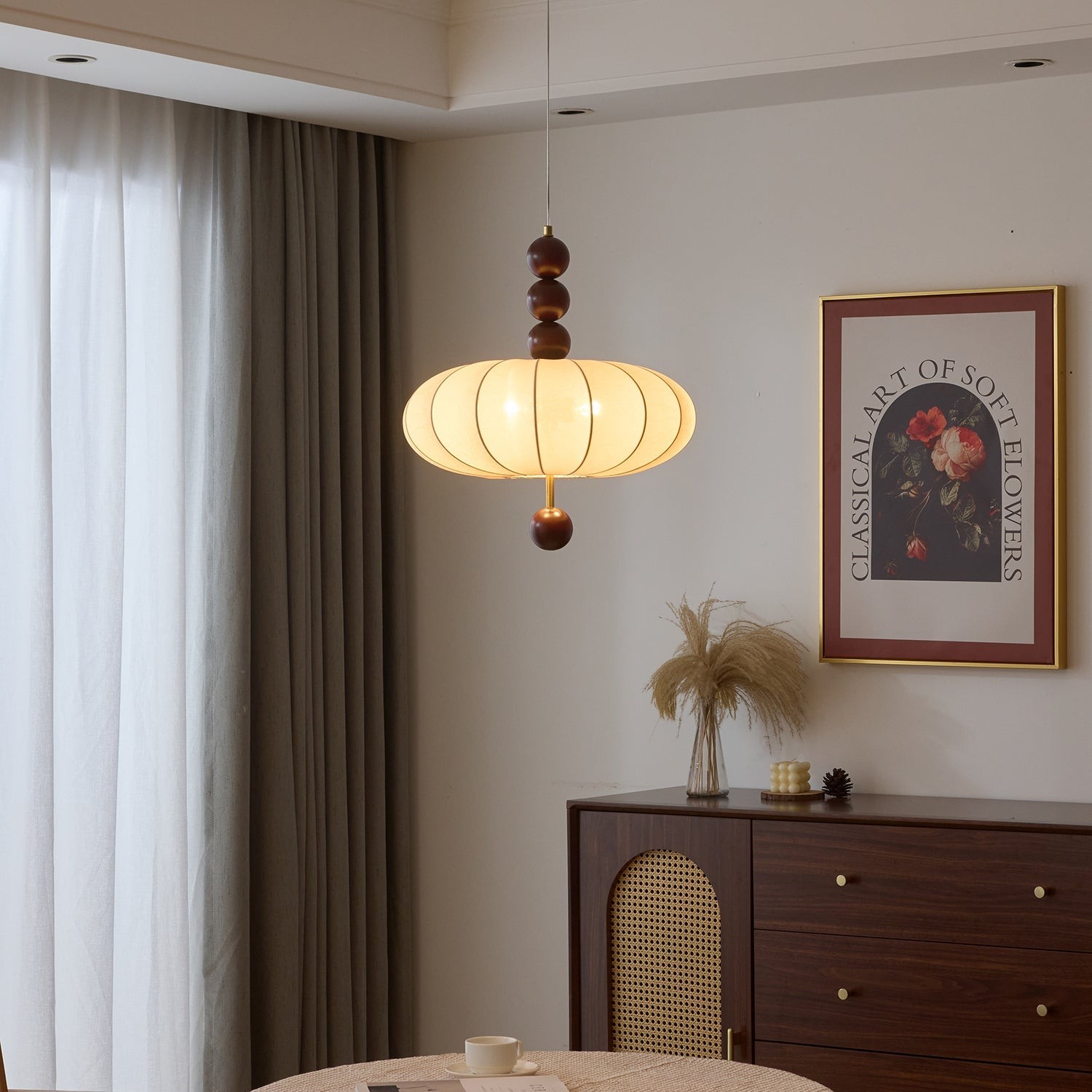 Adelaide stoffen hanglamp HL2903