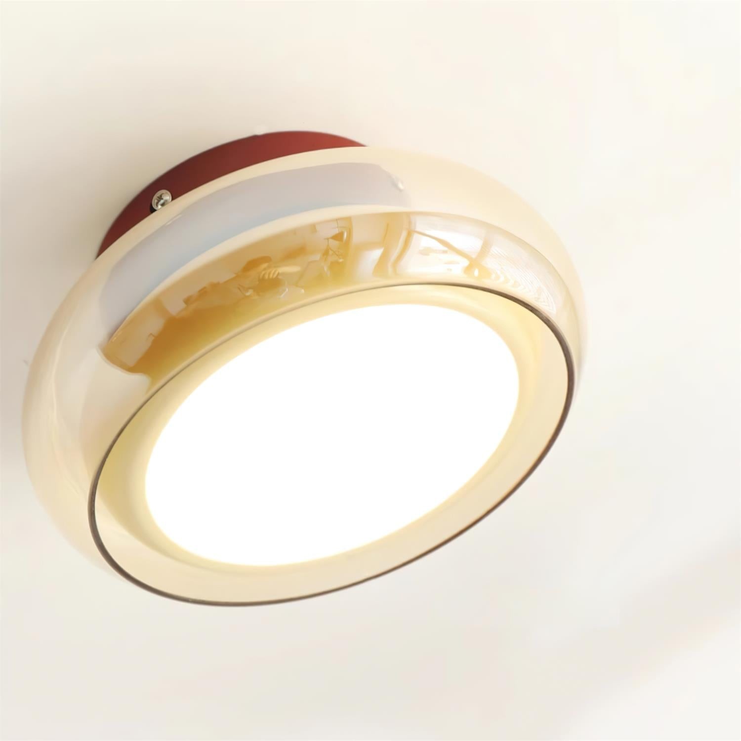 Sfeervolle eenvoudige dubbele schijf plafondlamp HL763