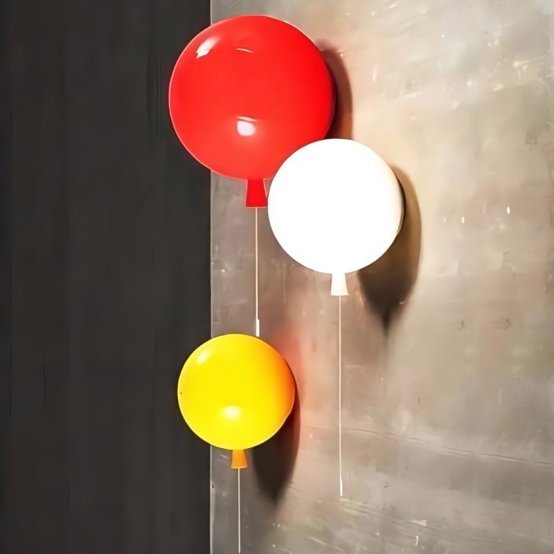 Kleurrijke MEMORY Ballon Wandlamp Kinderkamer