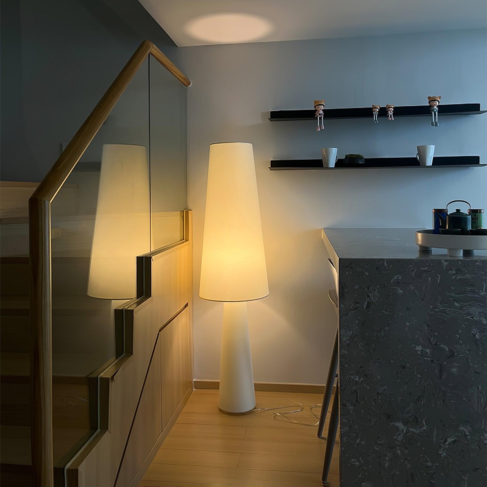 Kolom Stoffen Vloerlamp Geschikt Voor Woonkamer HL484