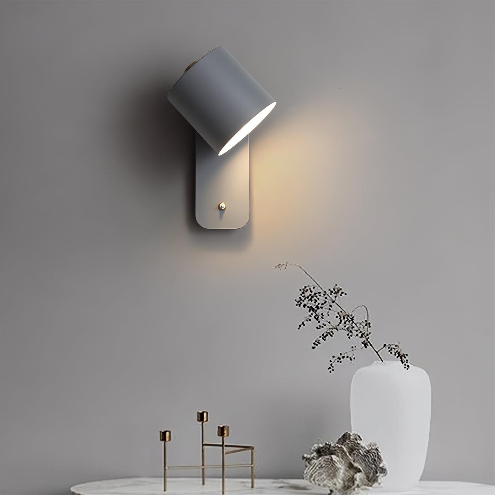 Moderne Draaibare Cilinder LED Wandlamp HL73
