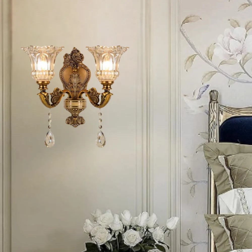 De Vintage Felicia dubbele wandlamp HL3338