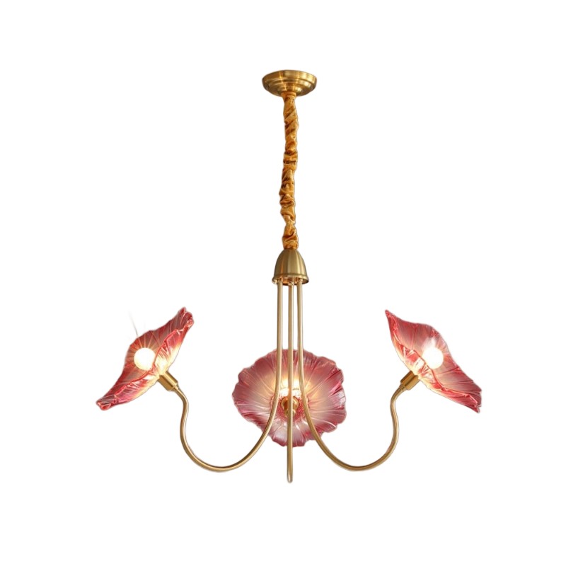 Nordic Lotusblad Glazen Bloem Hanglamp HL277