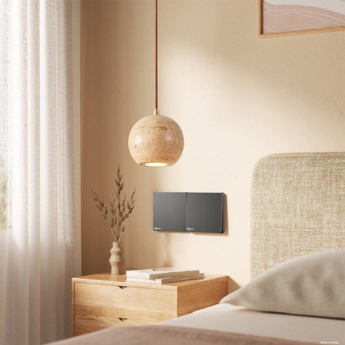 Traditionele Japanse Travertijn Houten Hanglamp HL869