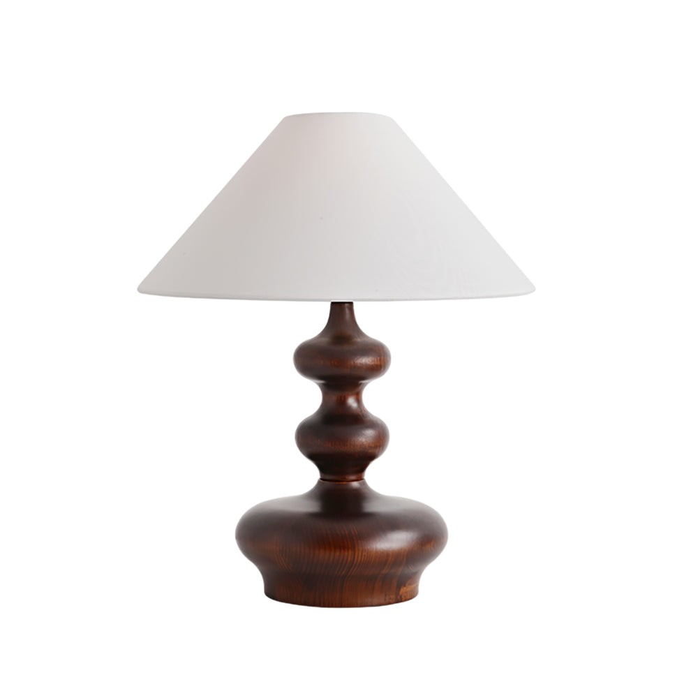 Nordic Retro Massief Houten Tafellamp HL472