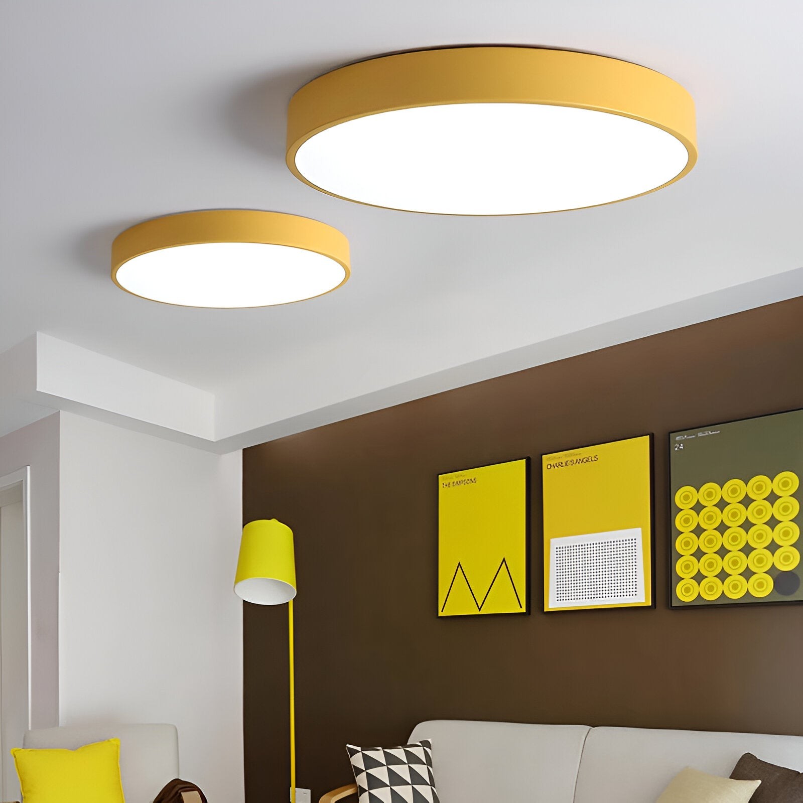 Nordic Macaron Ronde LED Plafondlamp HL1291