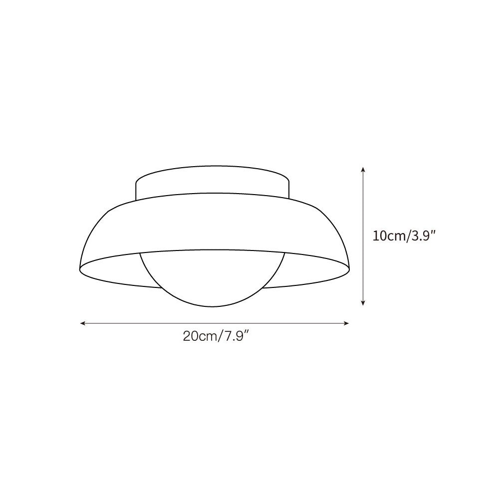 Piedra Travertin Plafondlamp HL3235