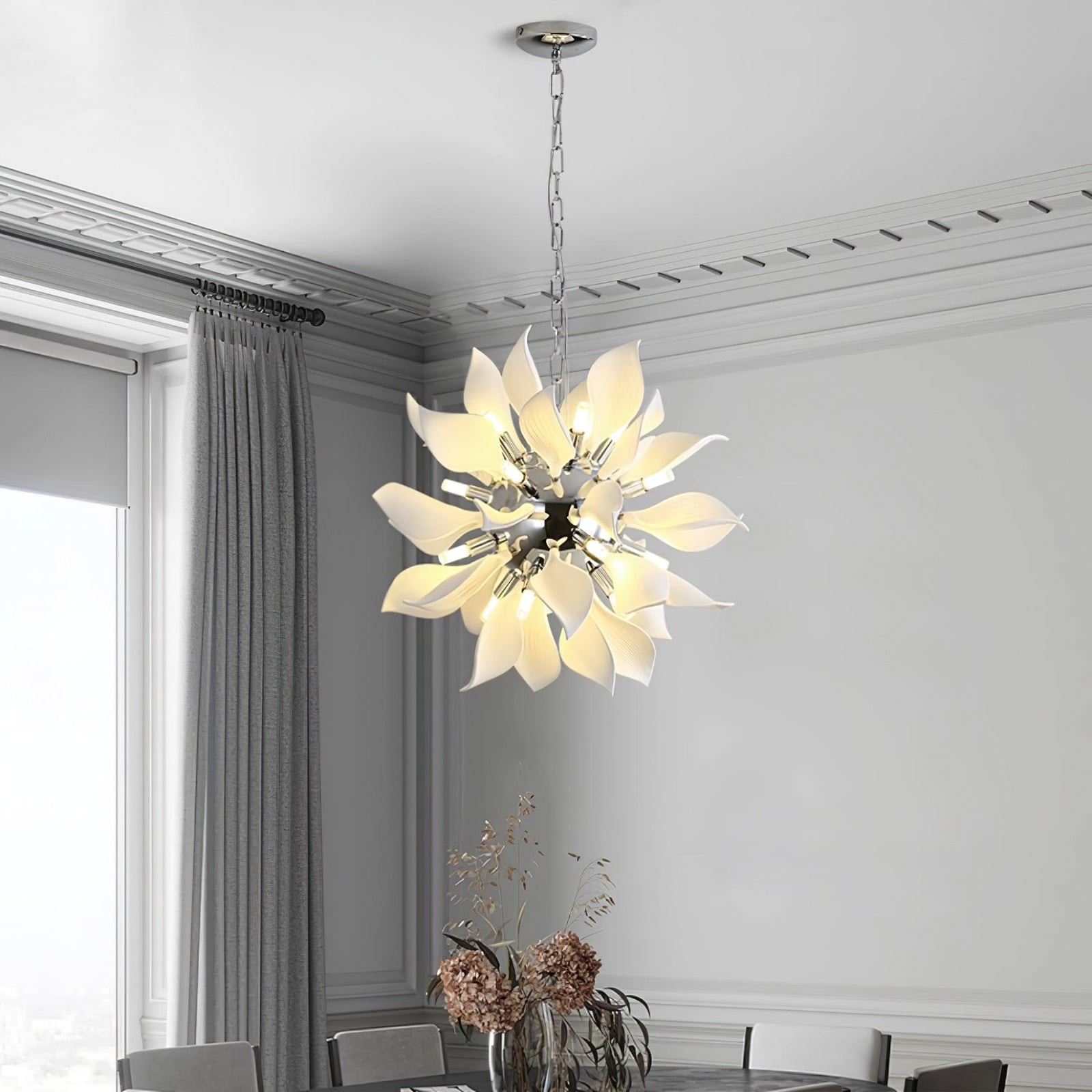 Petaline Bloom keramische bloemen hanglamp HL1219