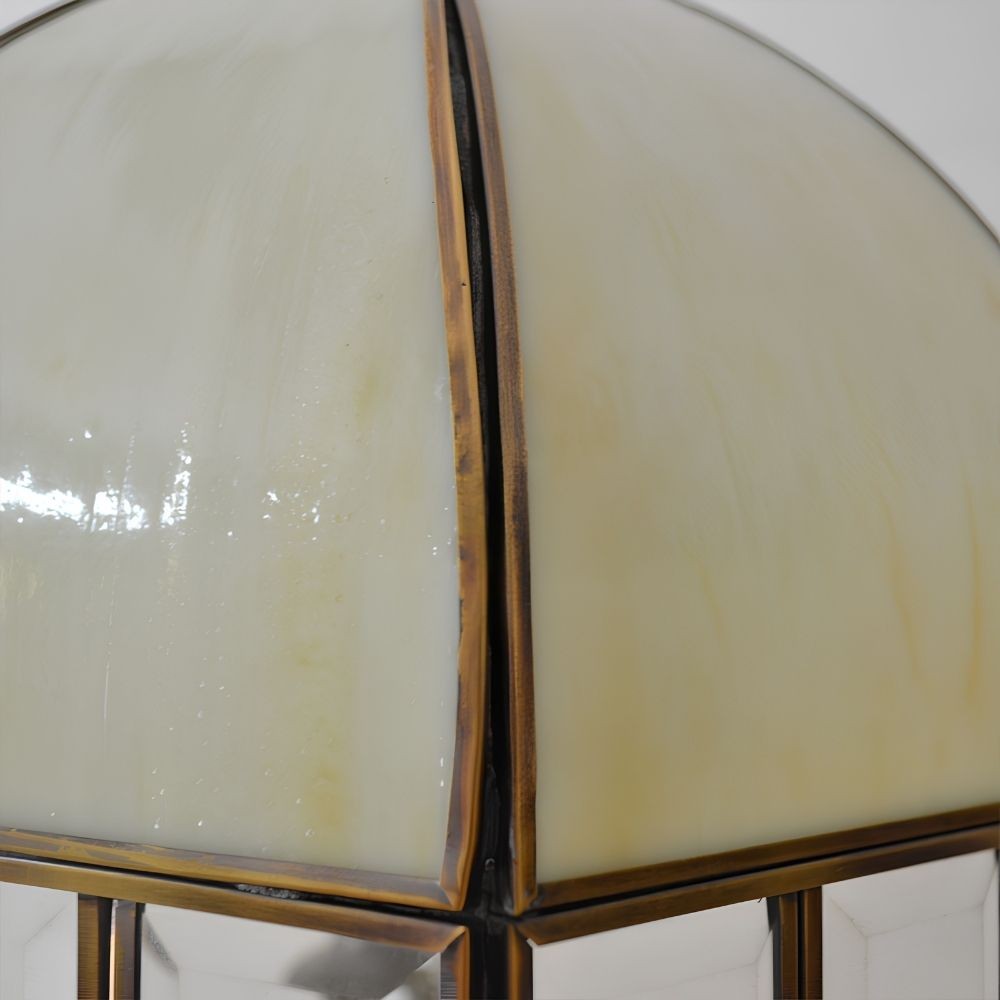 TF Tivanny Art Deco tafellamp met glas-in-lood - Vintage stijl voor slaapkamer of woonkamer HL3566