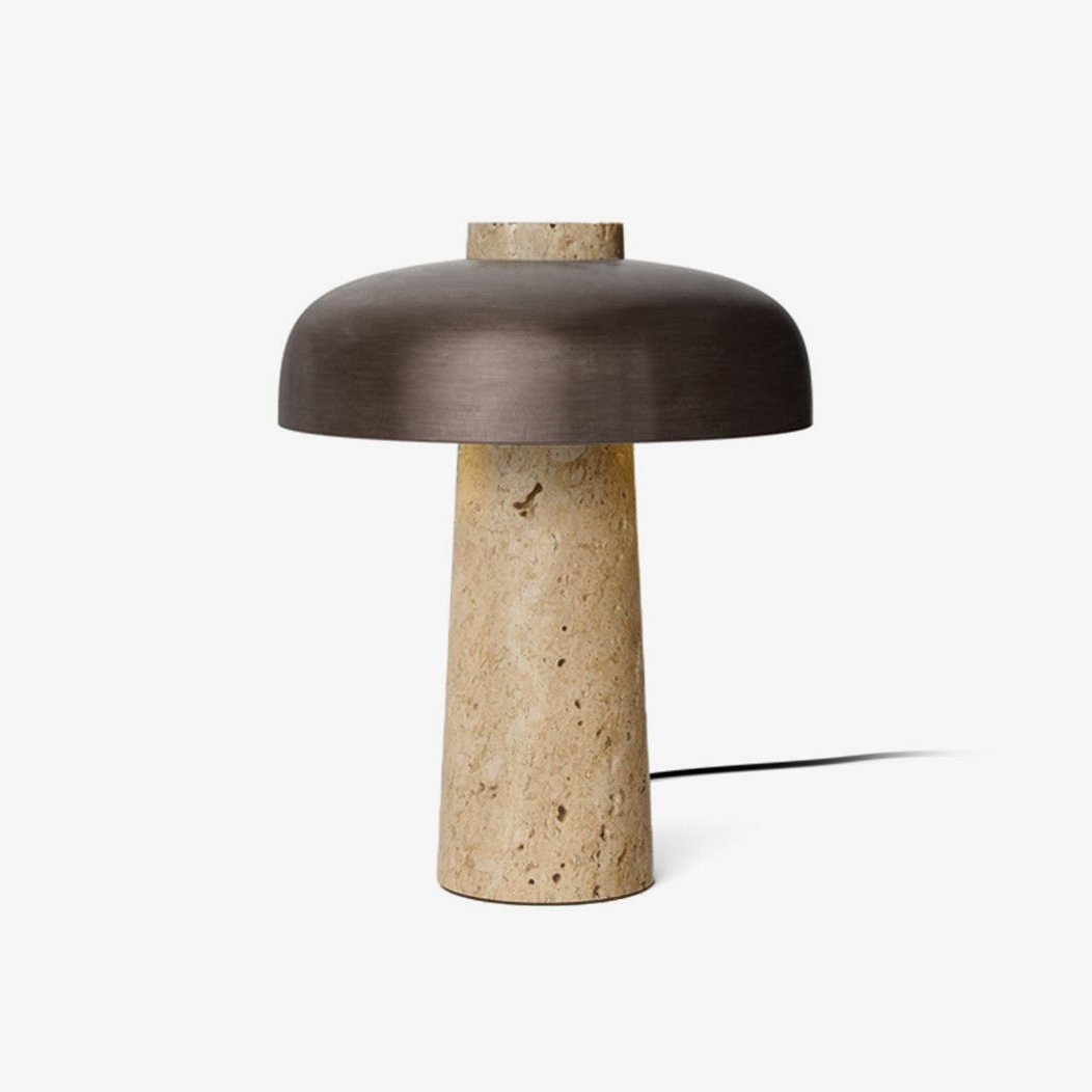 Metalen Paddestoel Natuurlijke Textuur Tafellamp HL900