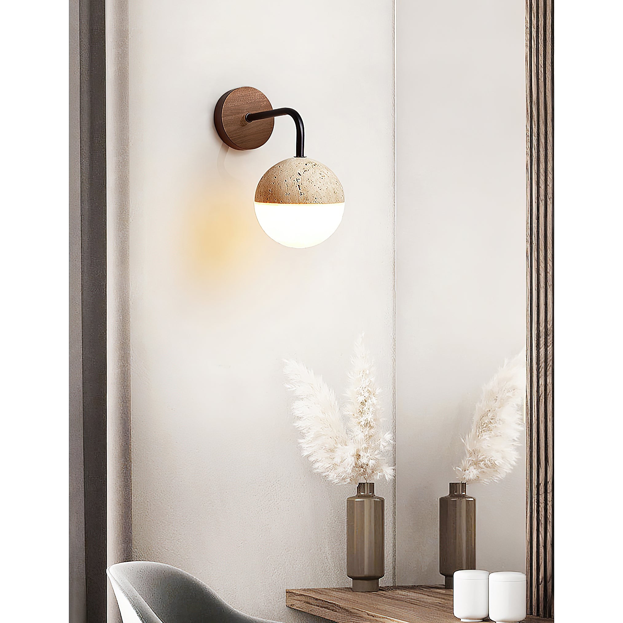 Tia Travertin Wandlamp HL3215