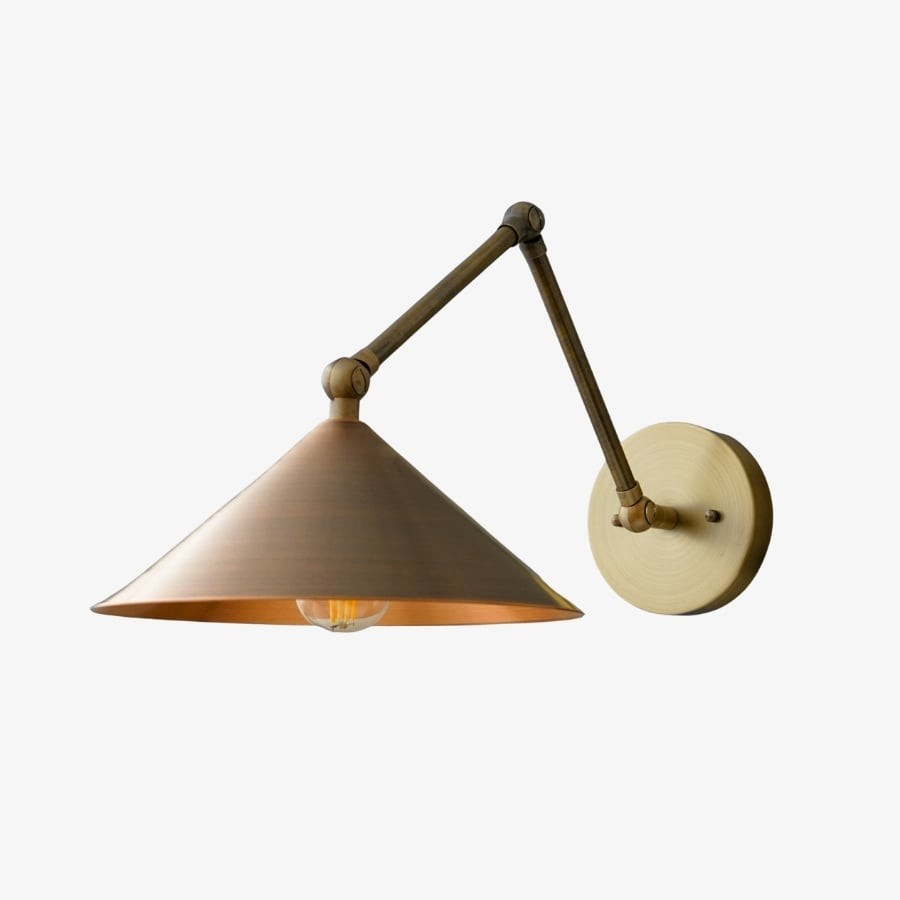 Conique Meta Verstelbare Wandlamp - Vintage Industriële Lamp HL1755