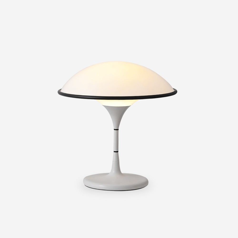 Deense Retro Witte Vliegende Schotel Tafellamp HL423