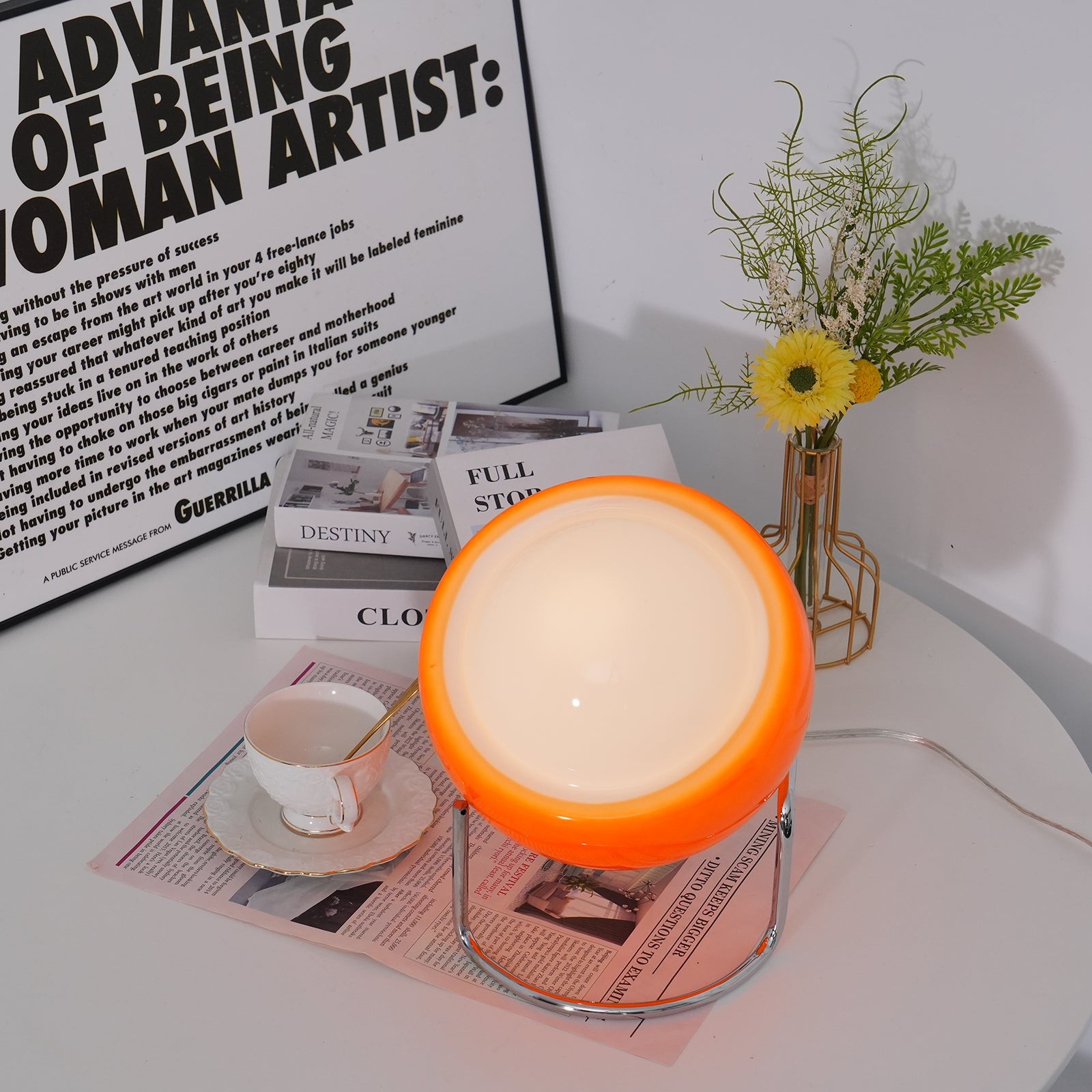 Creatieve Bauhaus Egg Design Slaapkamer Tafellamp HL200