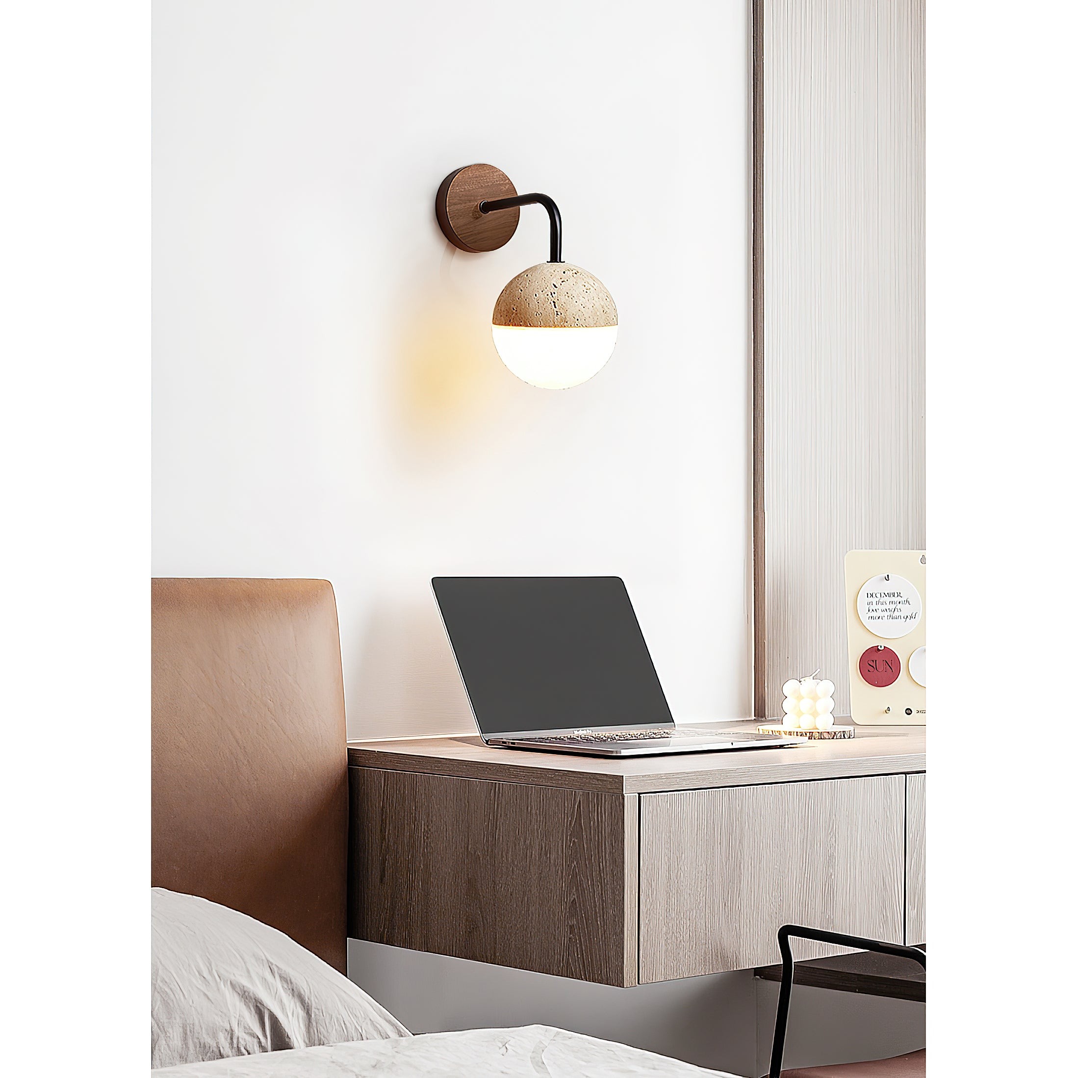 Tia Travertin Wandlamp HL3215