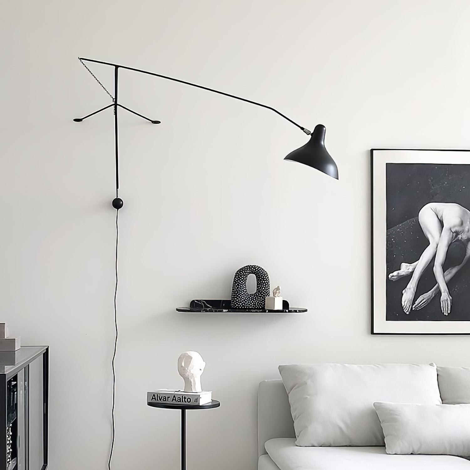 Moderne eendenbek-design Mantis Arm Wandlamp HL1112