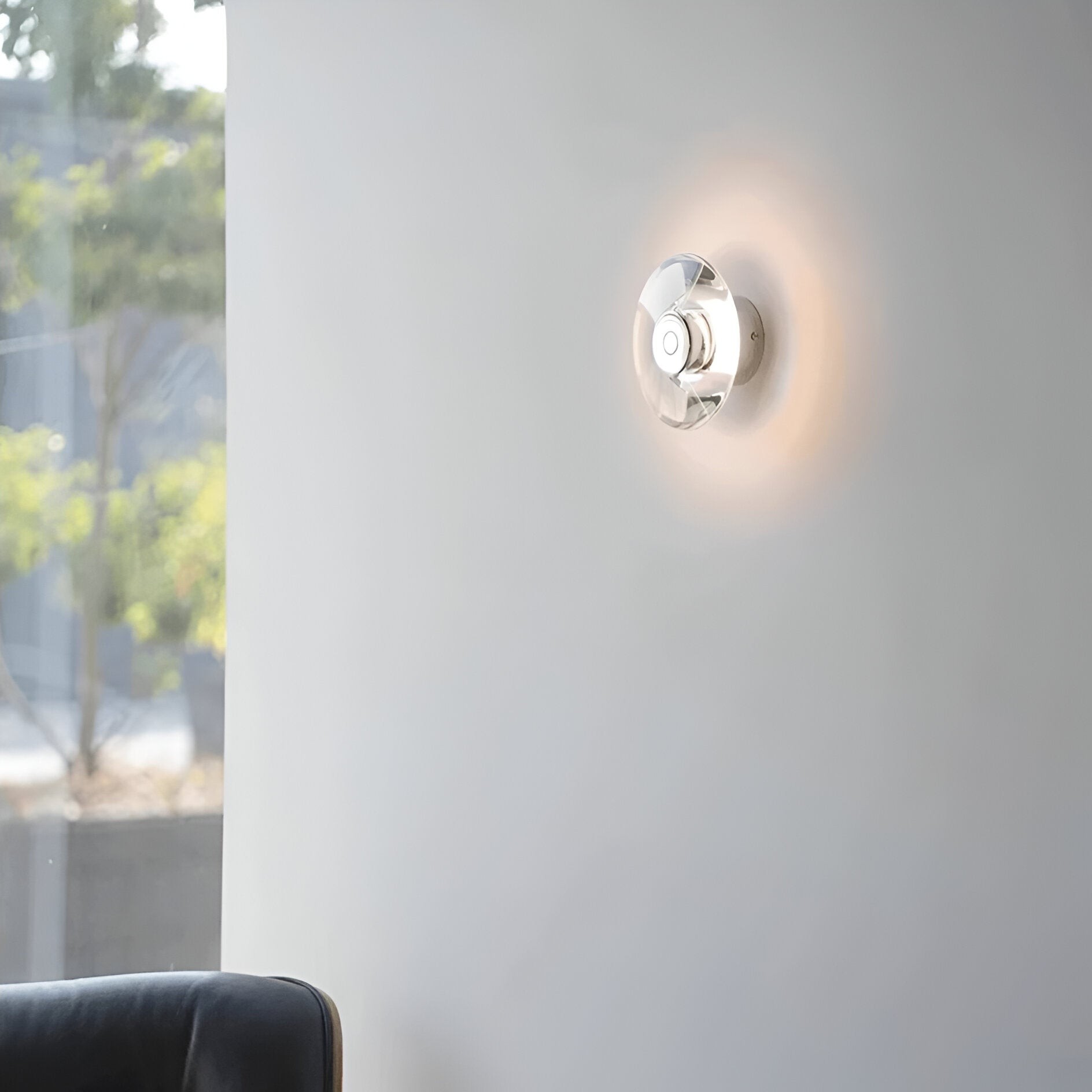 Italiaanse kristallen minimalistische Clementine wandlamp HL3511