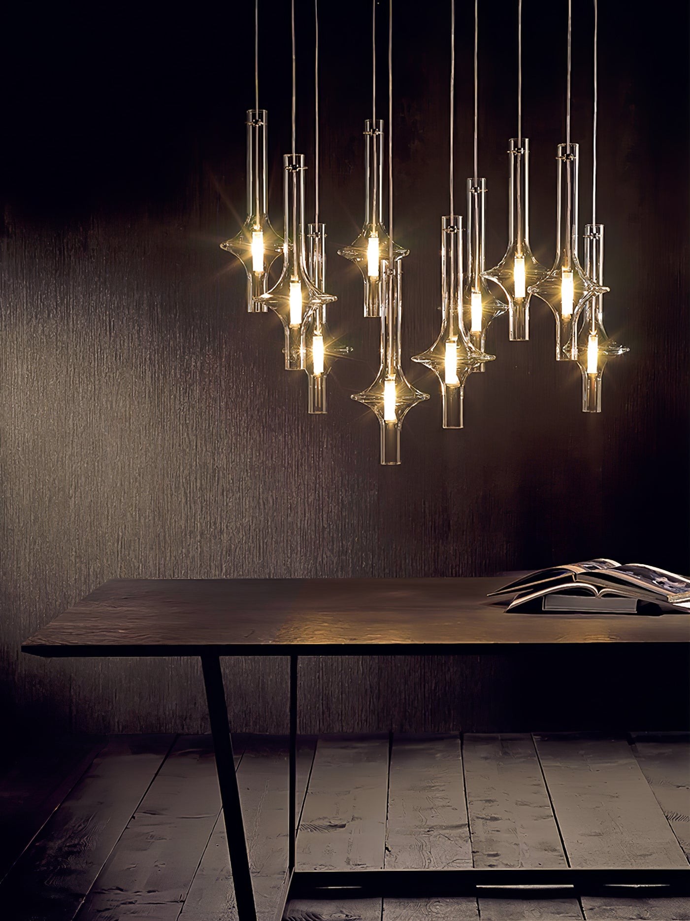 Moderne creatieve glazen buis hanglamp HL827
