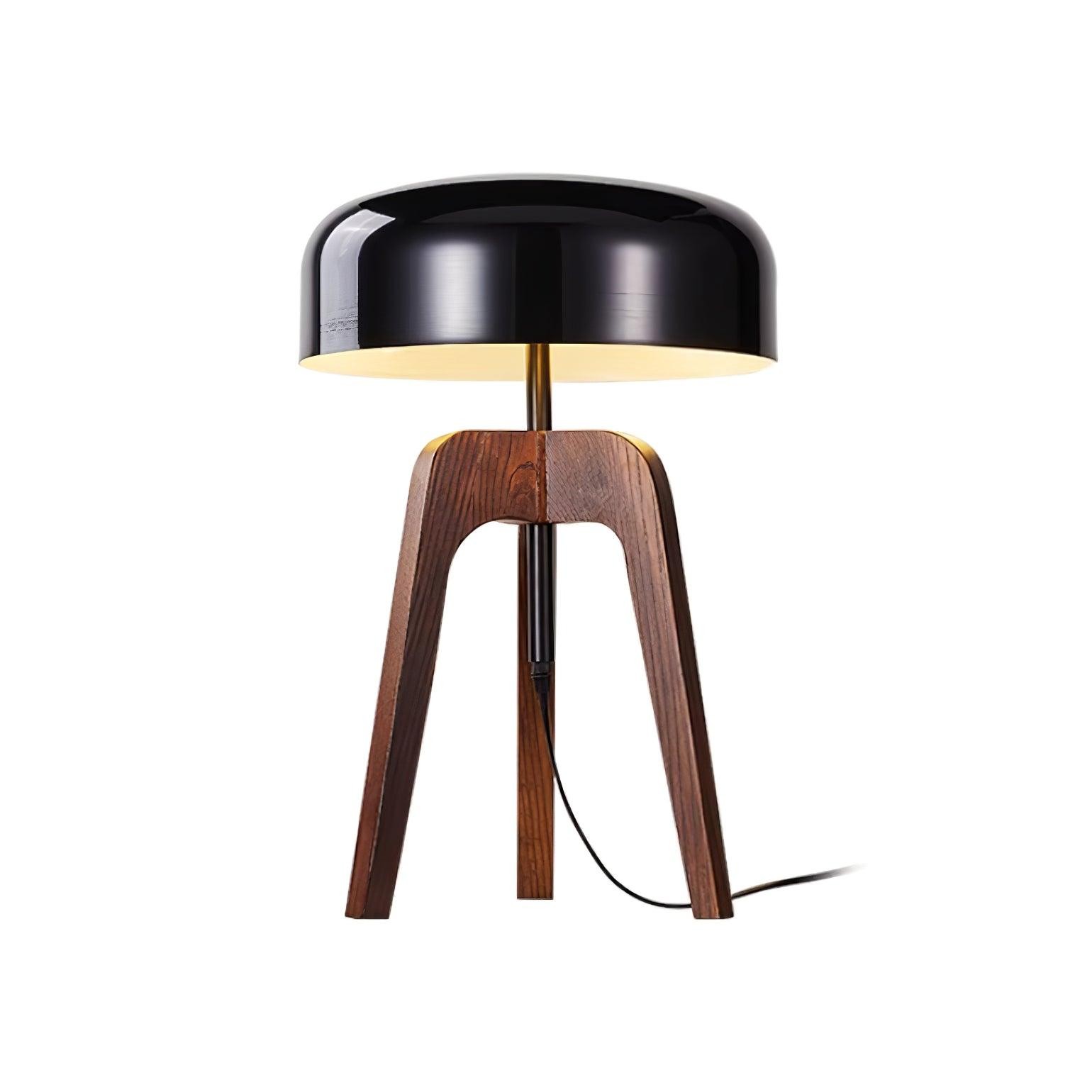 Minimalistische houten statief tafellamp HL879