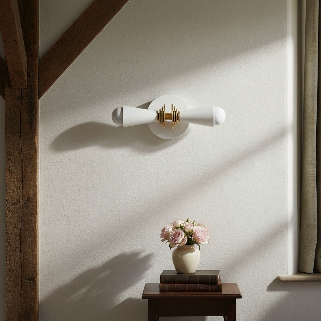 Pyralis Cone Art Deco Wandlamp - Multi-directionele wandlamp voor wastafel of muur HL1707