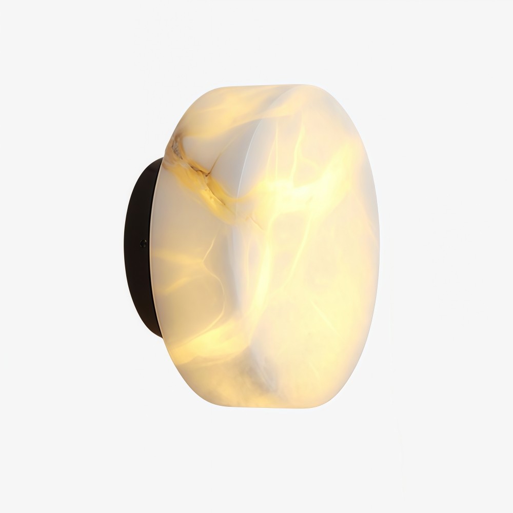Cilindrische albasten wandlamp HL2952