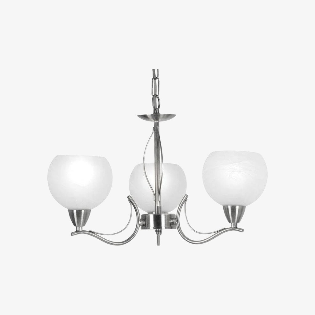 Armicora Antieke Kroonluchter met Meerdere Lampen - Elegante Metalen Afwerking voor Eetkamers of Woonkamers HL2135