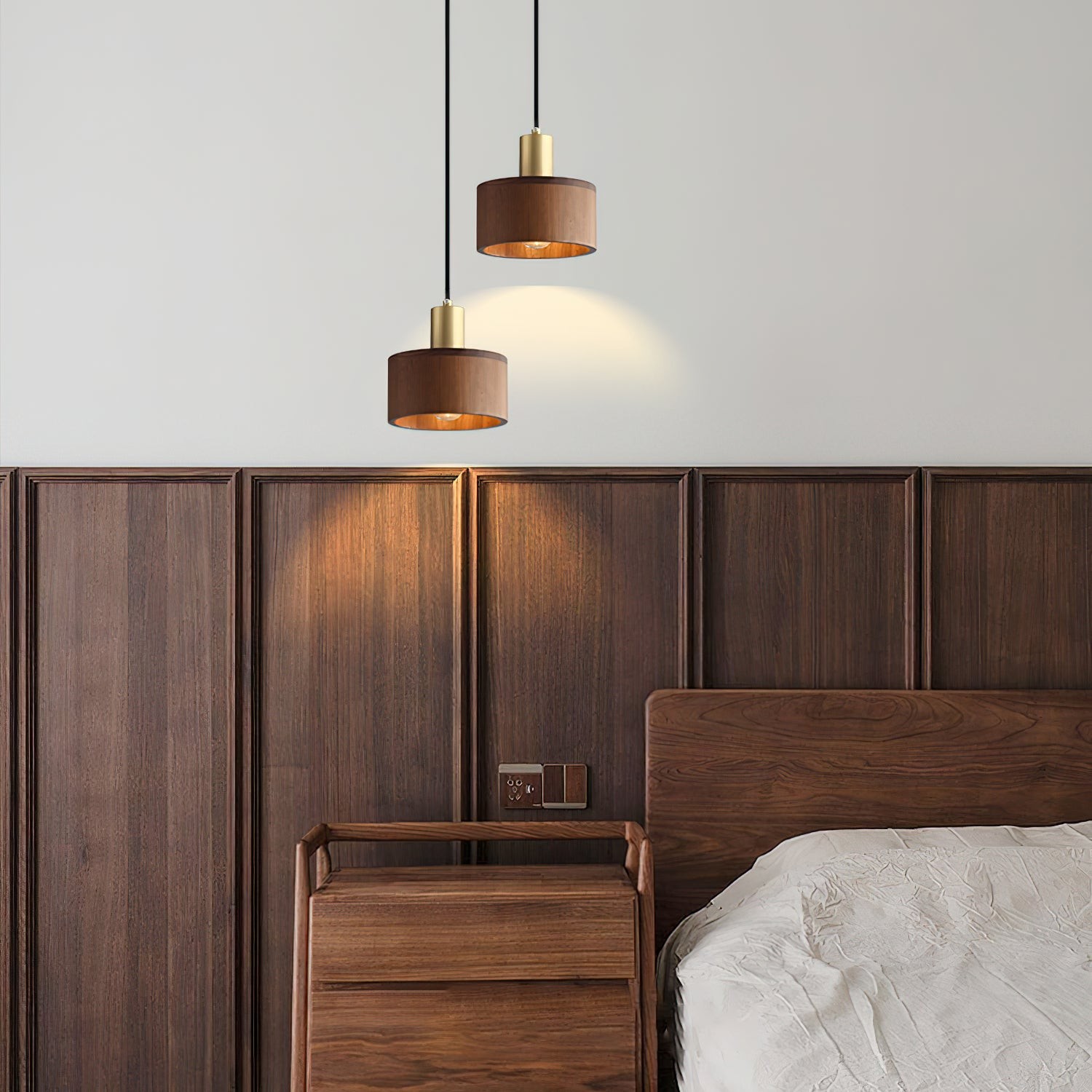 Shinki Walnoot Hanglamp HL1199