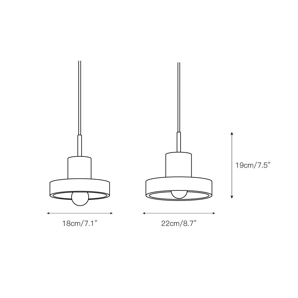 Universo ST Albasten Hanglamp HL2982